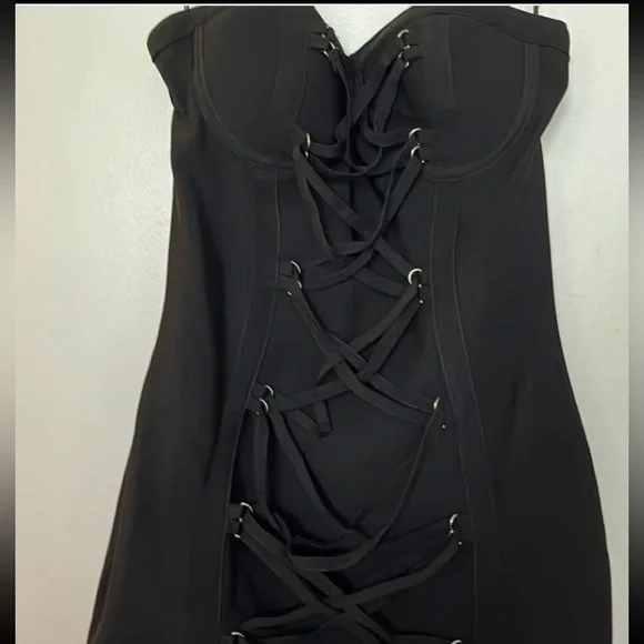 FASHION NOVA | Fine Dime Bandage Dress Sz M - Picture 4 of 4